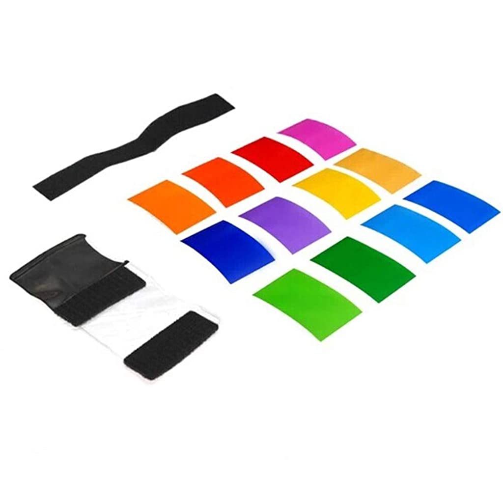 HASTHIP 12pcs Strobist Flash Color Card Diffuser Lighting Gel Pop up Softbox Fit for Canon 580EX II 430EX II 600EX 270EX II, Nikon SB900/800/700/600/910, Yongnuo YN568EX/565EX/500EX/560/468/460/685 HASTHIP 12pcs Strobist Flash Color Card Diffuser Lighting Gel Pop up Softbox Fit for Canon 580EX II 430EX II 600EX 270EX II, Nikon SB900/800/700/600/910, Yongnuo YN568EX/565EX/500EX/560/468/460/685